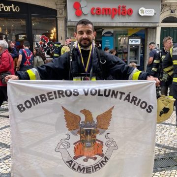 Bombeiro de Almeirim participa no “Elite Quebra Costas Internacional” em Coimbra