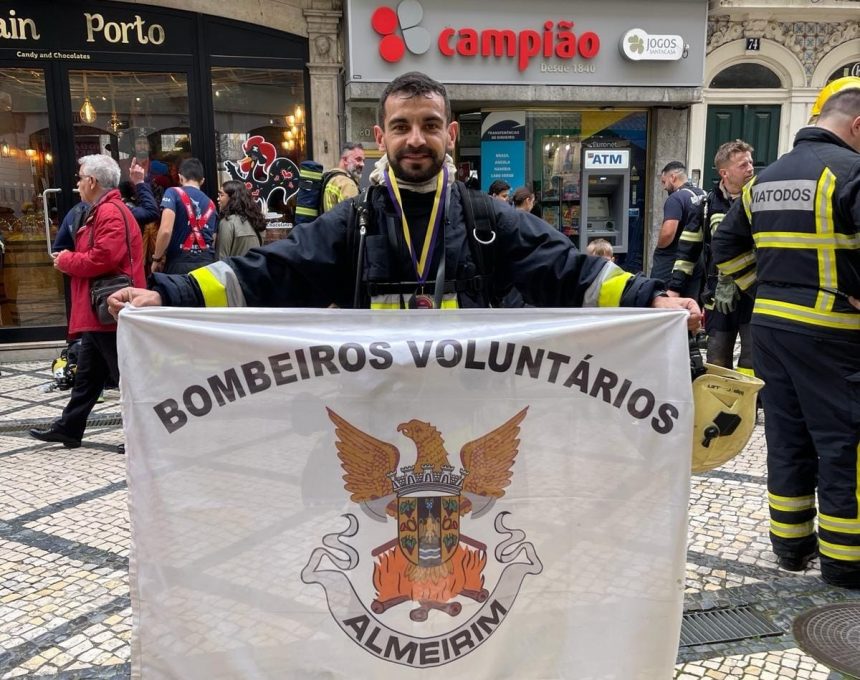 Bombeiro de Almeirim participa no “Elite Quebra Costas Internacional” em Coimbra