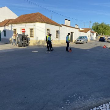 Colisão aparatosa no Pupo