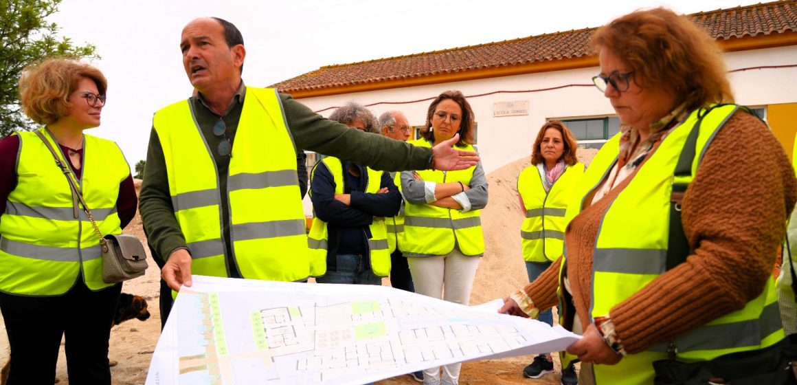 Autarcas visitam obras no concelho de Coruche
