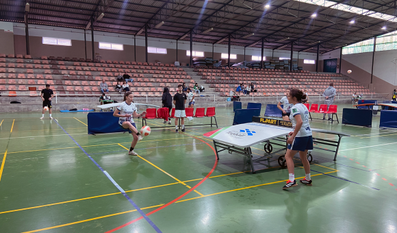 Leonor Pinho com pódio na 3ª etapa do Circuito Regional de Teqball