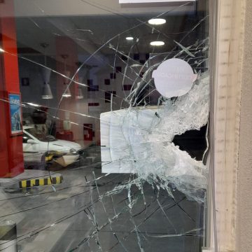 Tentativa de assalto com marreta