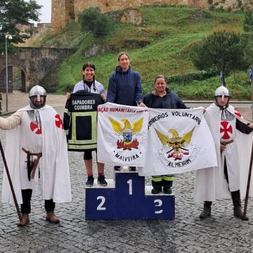 Bombeira de Almeirim conquista pódio na Subida Templária em Tomar