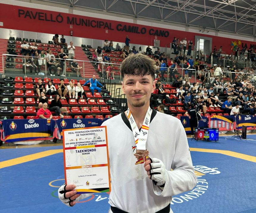 Lucian Procopciuc conquista bronze no Open de Espanha