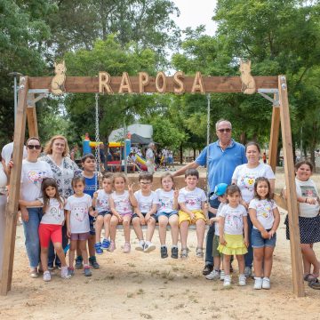 Baloiço é a nova atração no Parque de Merendas da freguesia da Raposa