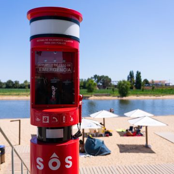 Praia Fluvial do Sorraia com sistema inovador de salvamento aquático