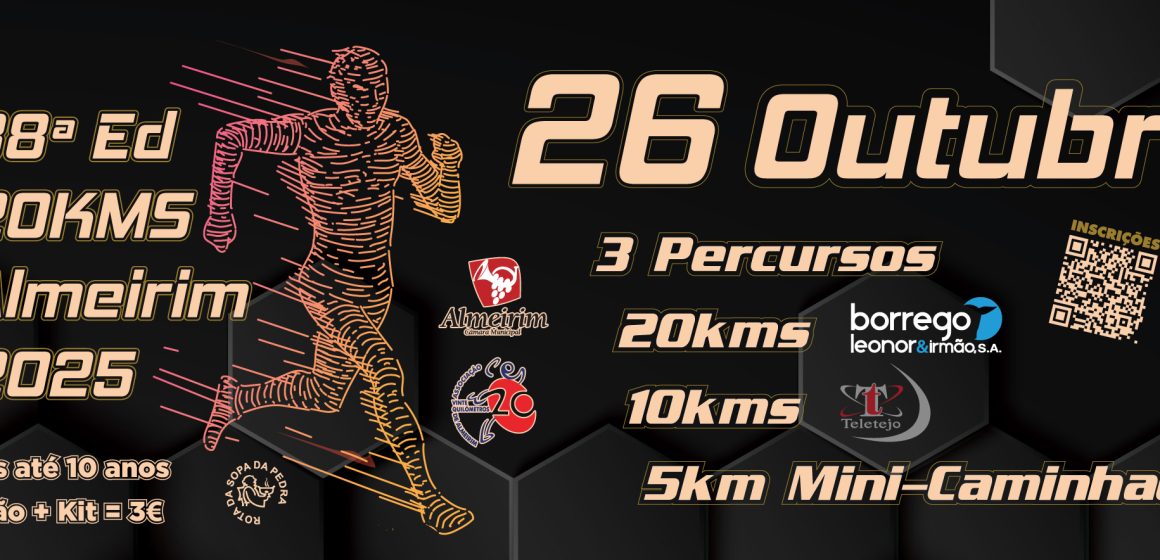 20 kms com inscrições abertas