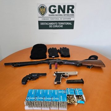 Homem detido em Benavente por ameaças com arma de fogo