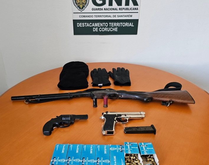 Homem detido em Benavente por ameaças com arma de fogo