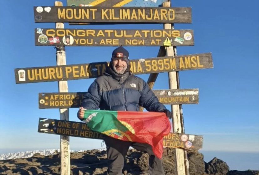 Pedro Bento conclui mais uma aventura solidária e chega ao topo do Kilimanjaro