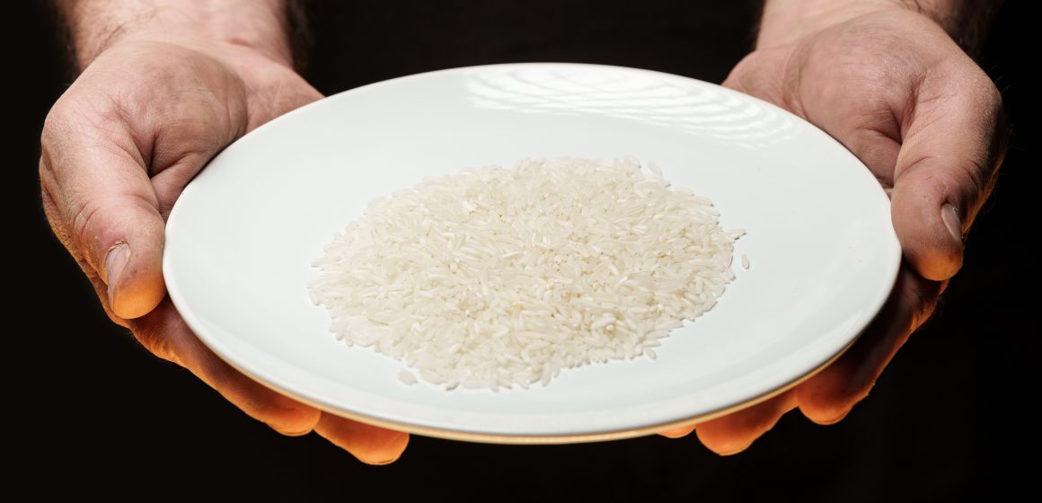 O arroz serve-se à mesa de 5 a 7 de setembro em Ulme