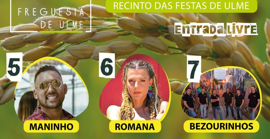 Maninho, Romana e Bezourinhos no “Já te dou o Arroz” em Ulme