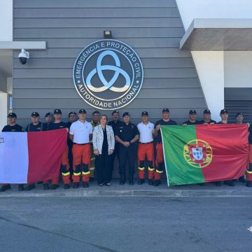 Embaixadora de Malta visitou Força Especial de Proteção Civil em Almeirim