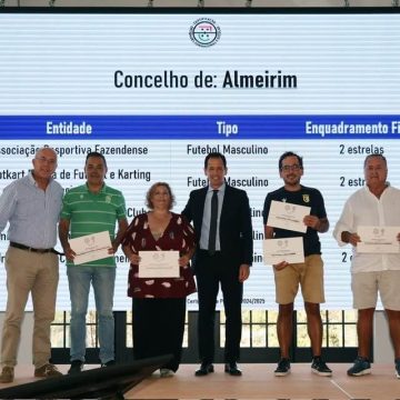 Clubes do concelho distinguidos por Pedro Proença
