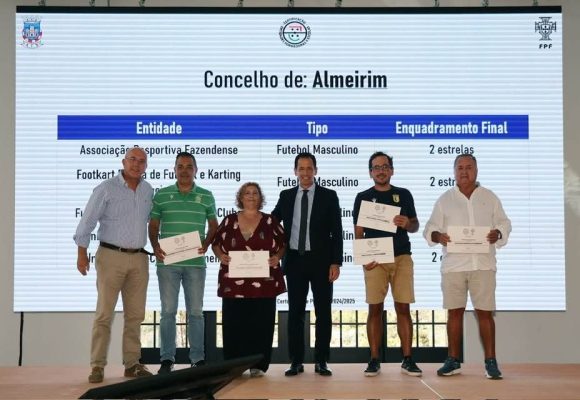 Clubes do concelho distinguidos por Pedro Proença