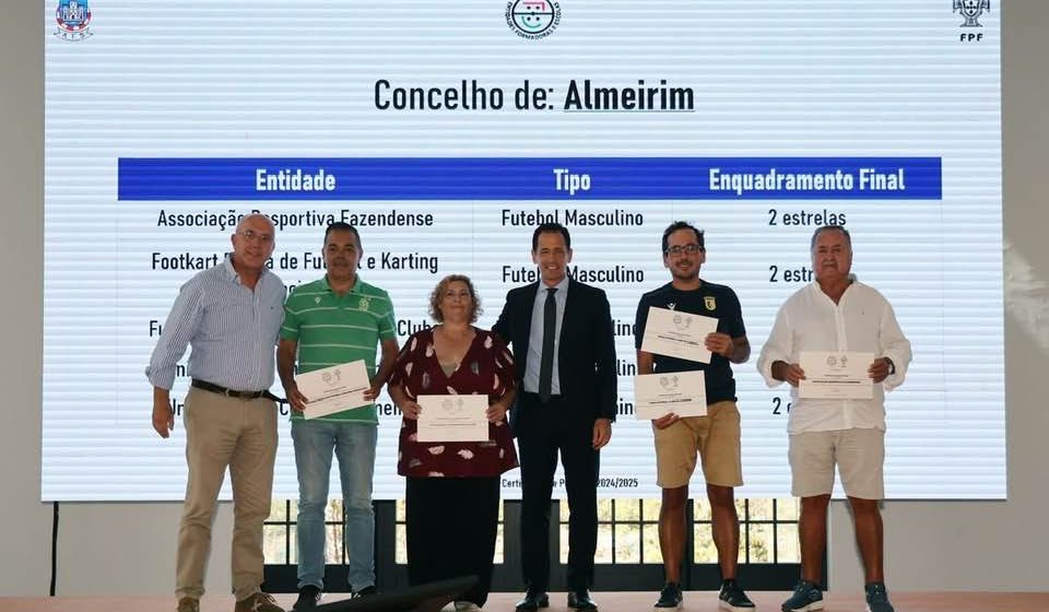 Clubes do concelho distinguidos por Pedro Proença Clubes do concelho distinguidos por Pedro Proença