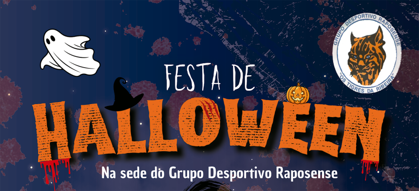 Grupo Desportivo Raposense organiza festa de Halloween