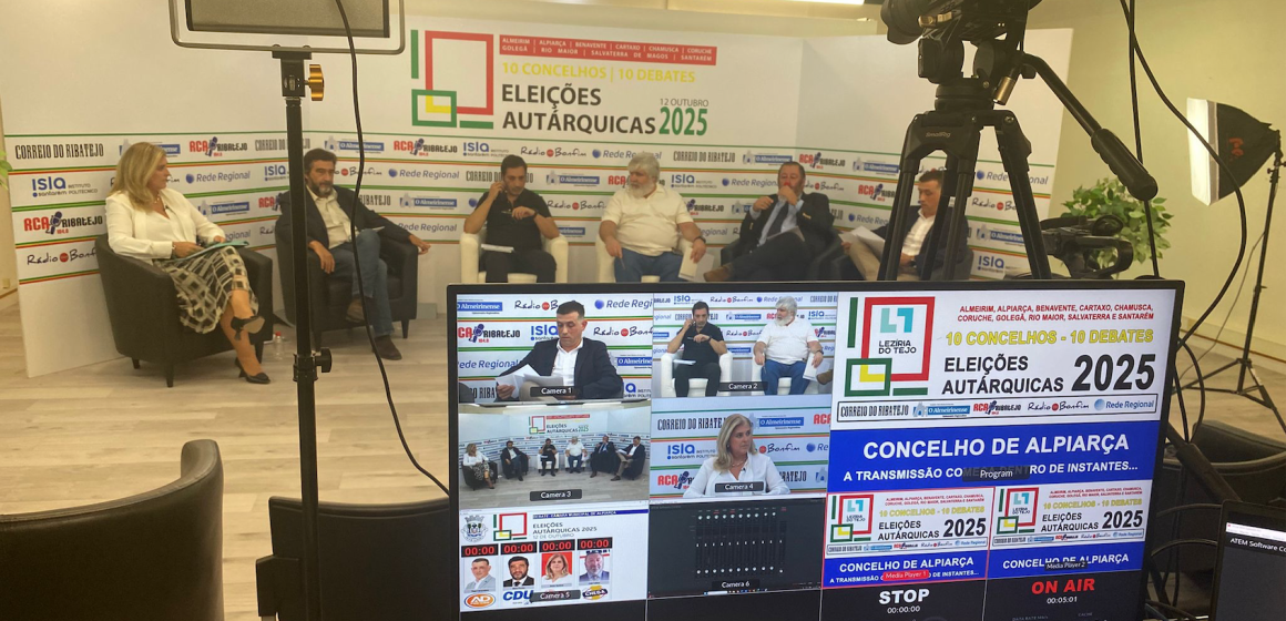Debates Autárquicos somam mais 165 mil visualizações e hoje é a vez de Almeirim