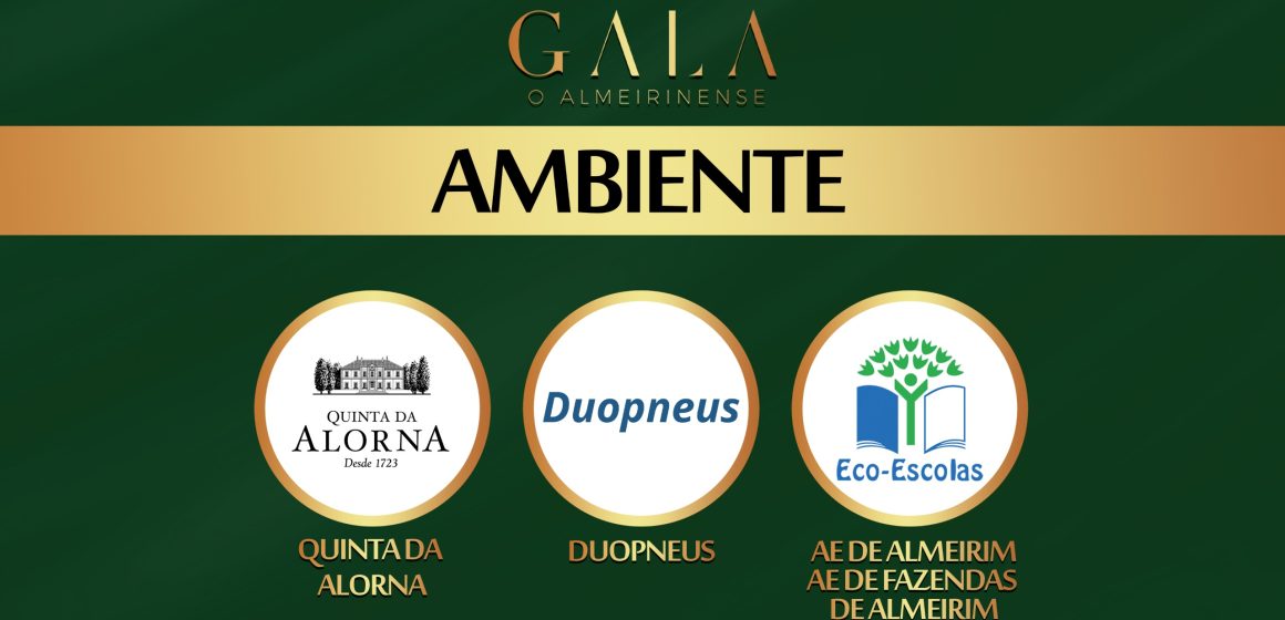Gala O ALMEIRINENSE: Já são conhecidos nomeados na Ambiente