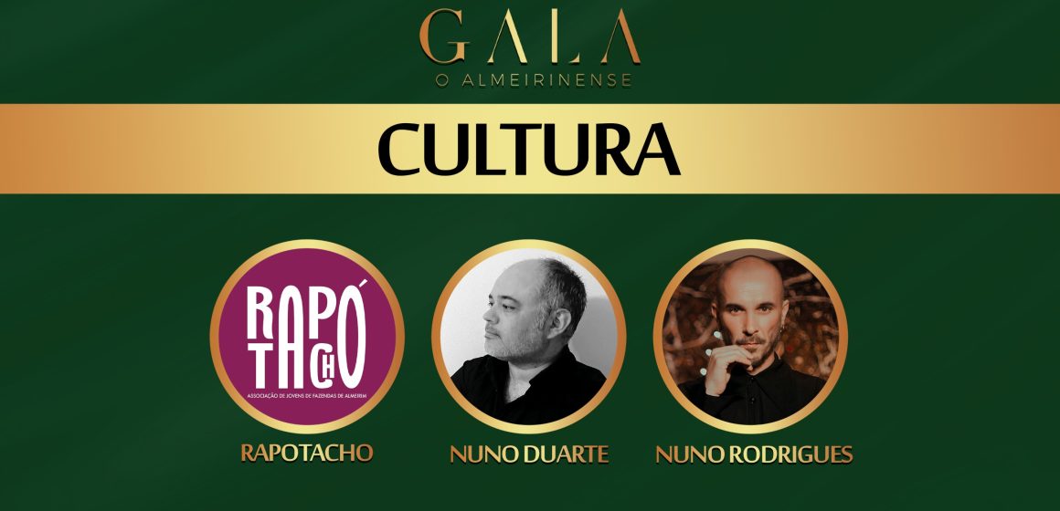 Gala O ALMEIRINENSE: Já são conhecidos nomeados na Cultura