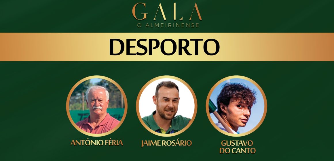 Gala O ALMEIRINENSE: Já são conhecidos nomeados no Desporto