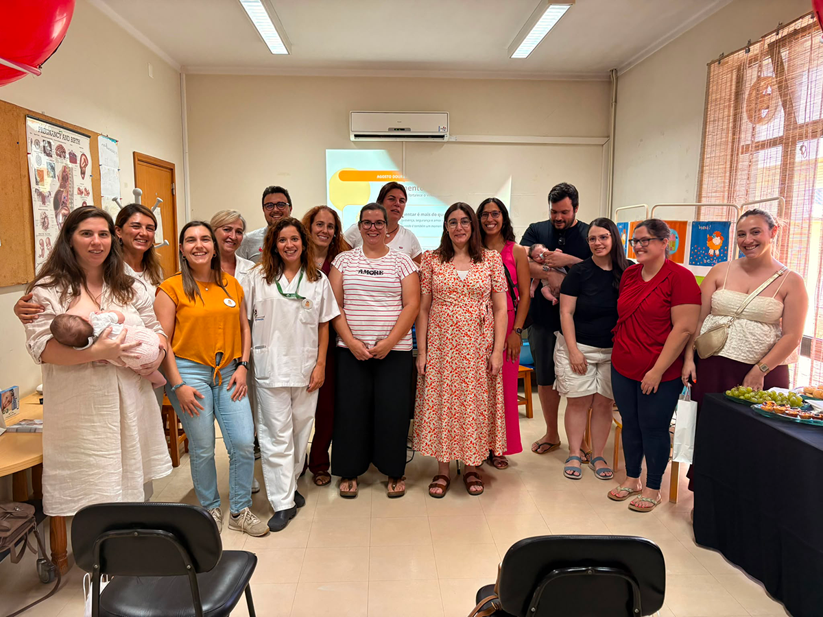 USF Vale do Sorraia promove workshop sobre aleitamento materno em Coruche